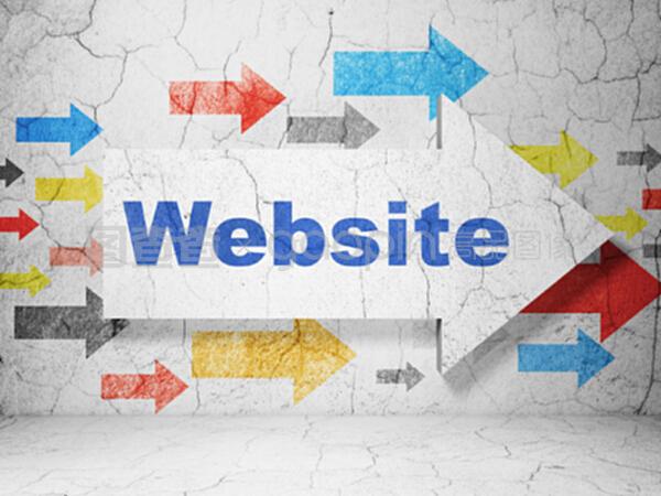 基于垃圾墻背景的網頁開發概念箭頭